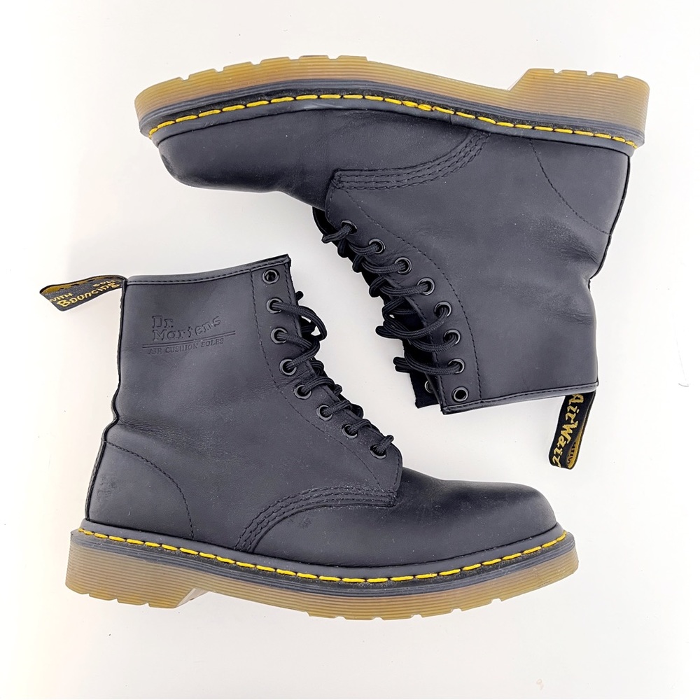Dr. Martens 1460 Boots, Classic 8-Eyelet Combat Boots, Size 8 US Women’s